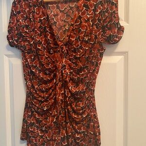 Nine West Floral Tunic Top